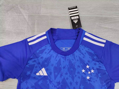 KIDS adidas Cruzeiro Esporte Clube Kids' Football Kit (Jersey + Shorts Set)