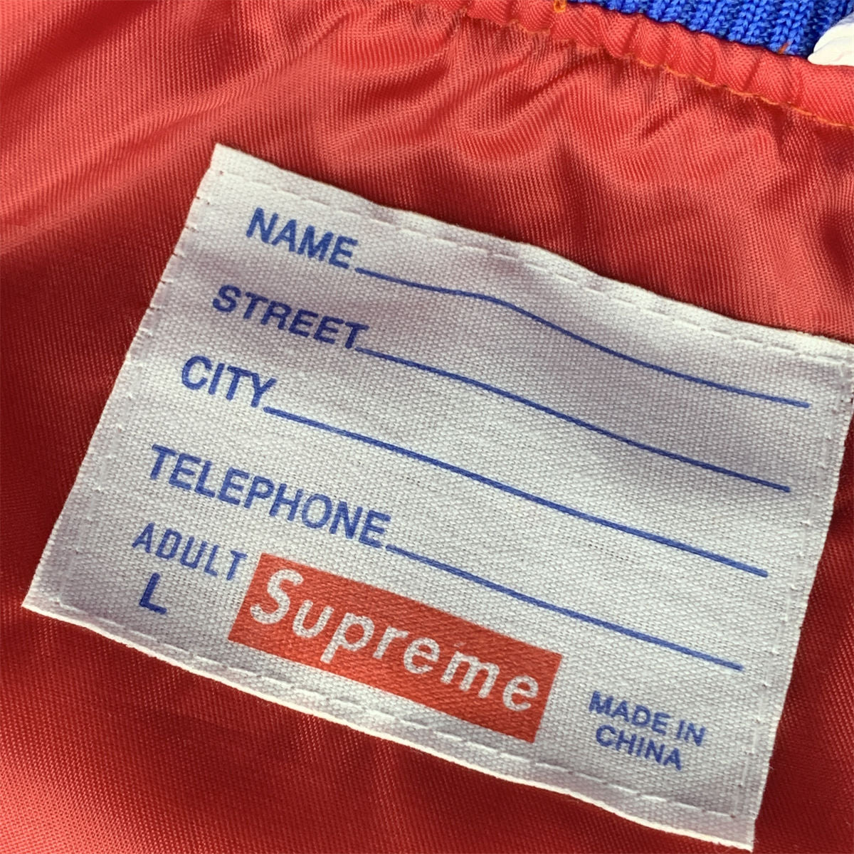SUPREME Tiger Varsity Jacket 'Orange'