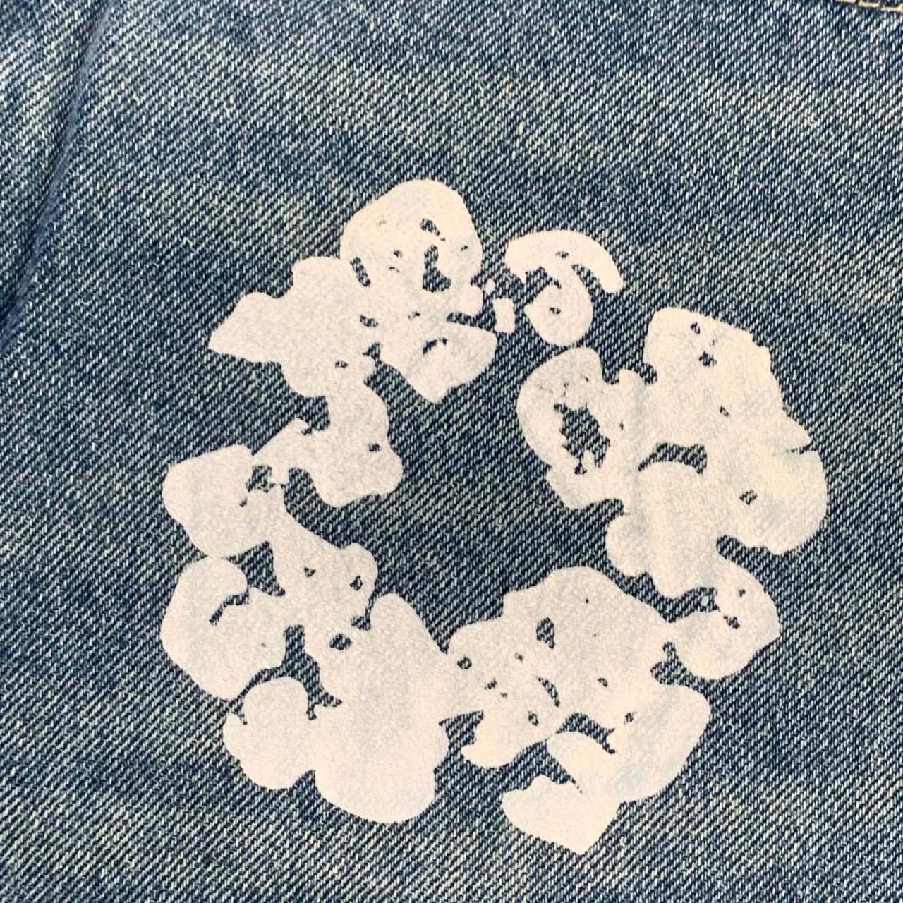 Levi's x Denim Tears The Cotton Wreath Print Straight Leg Jeans
