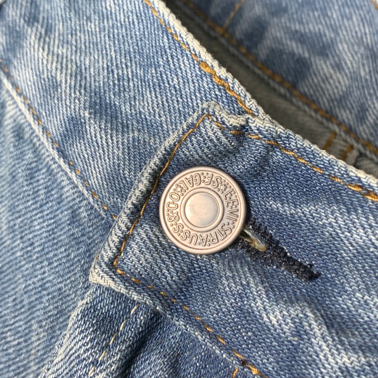 Levi's x Denim Tears The Cotton Wreath Print Straight Leg Jeans