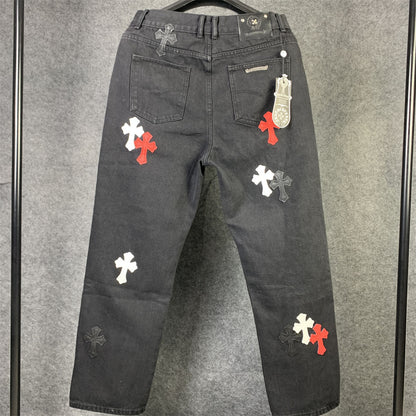 CHROME HEARTS CROSS PATCH DENIM Jeans (MIAMI EXCLUSIVE)