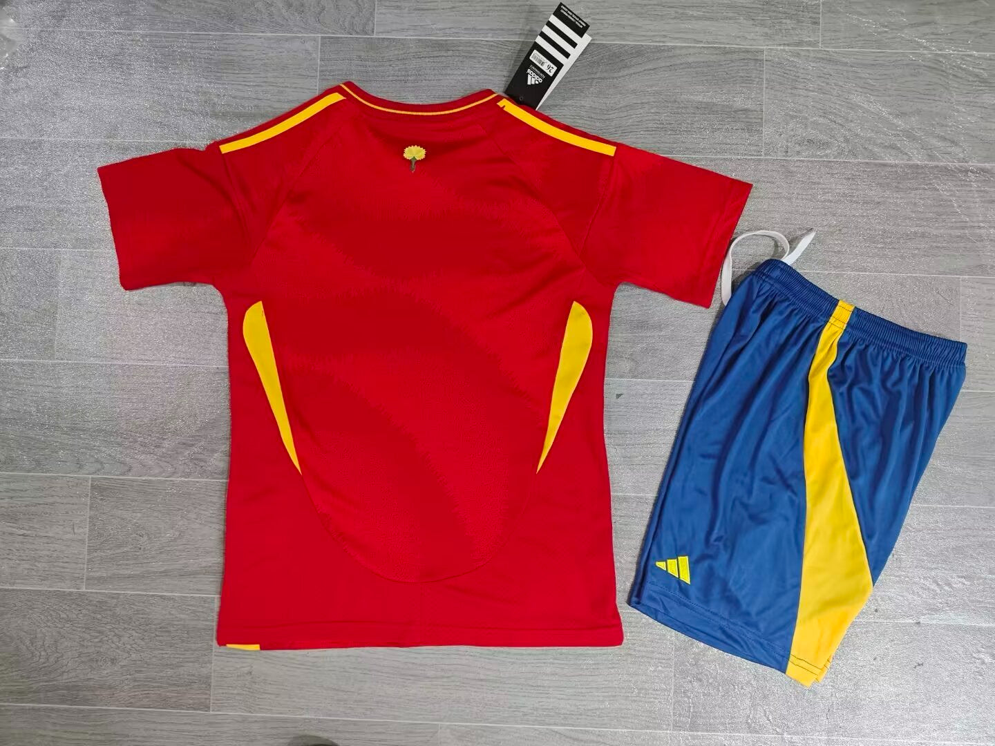 KIDS Spain National Team 2024/25 Home Football Kit Set (Jersey + Shorts)
