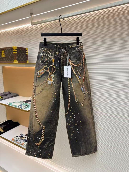 Acne Studios Loose Fit Jeans Year Of The Horse