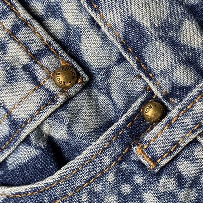 LV X YK All-Over Pumpkin Denim Jeans