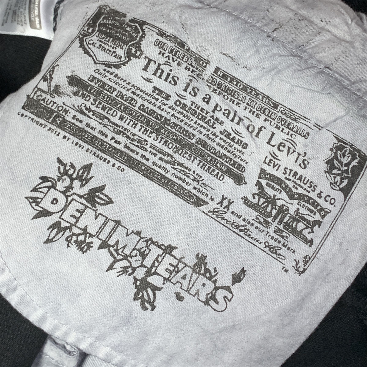Levi's x Denim Tears The Cotton Wreath  Jeans 'Black'