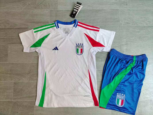 KIDS Italy National Team 2024/25 Away Football Kit Set (Jersey + Shorts)