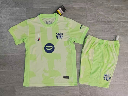 KIDS FC Barcelona Third Kit (Jersey & Shorts Set)