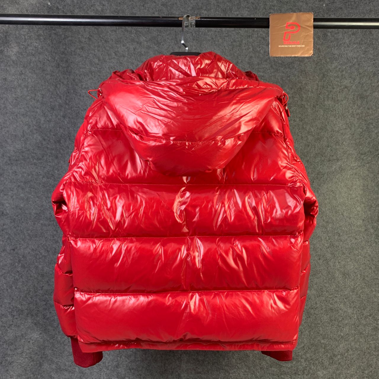 Moncler Maljasset Short Down Jacket 'Red'