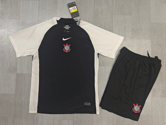 KIDS Sport Club Corinthians Paulista 2025/26 Away Kit (Jersey & Shorts Set)