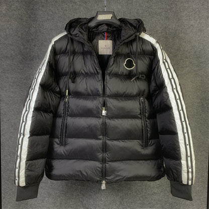 Moncler Stellaire Shell-Down Jacket 'Black/White'