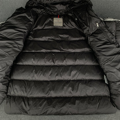Moncler Stellaire Shell-Down Jacket 'Black/White'