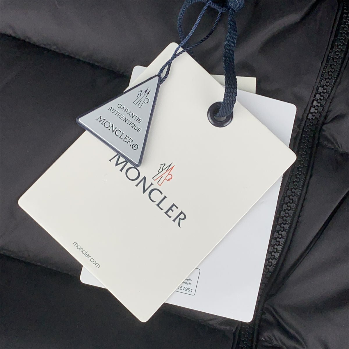 Moncler Stellaire Shell-Down Jacket 'Black/White'