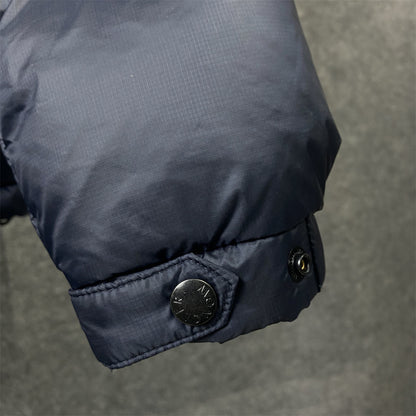 Moncler Peuplier Short Down Jacket 'Navy'