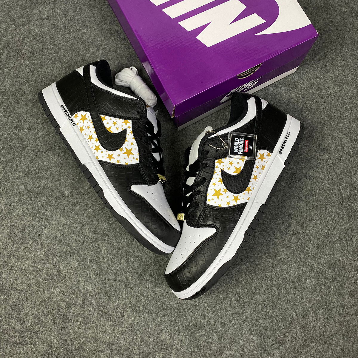 Supreme x Dunk Low OG SB QS 'Black'