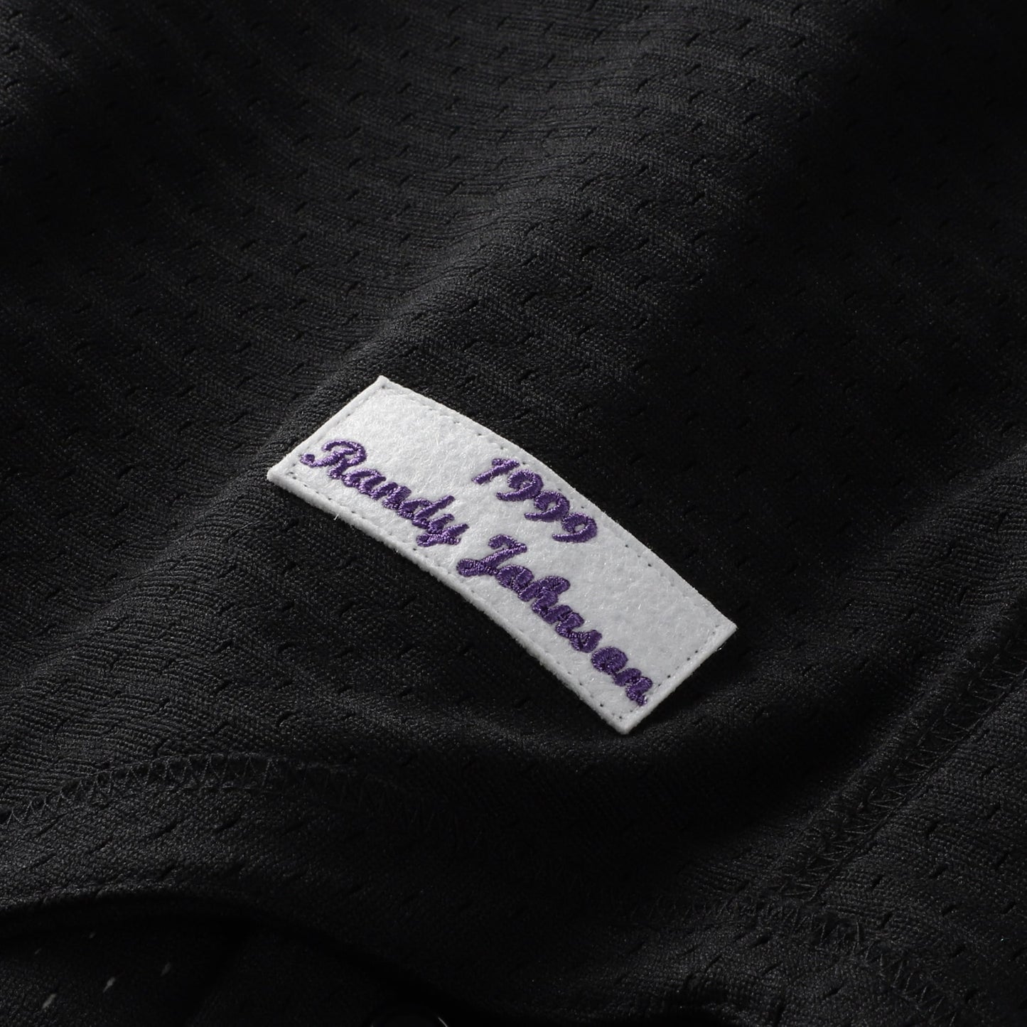 Randy Johnson Arizona Diamondbacks Mitchell &amp;amp; Ness Cooperstown Collection Mesh Batting Practice Button-Up Jersey - Black