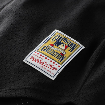Randy Johnson Arizona Diamondbacks Mitchell &amp;amp; Ness Cooperstown Collection Mesh Batting Practice Button-Up Jersey - Black