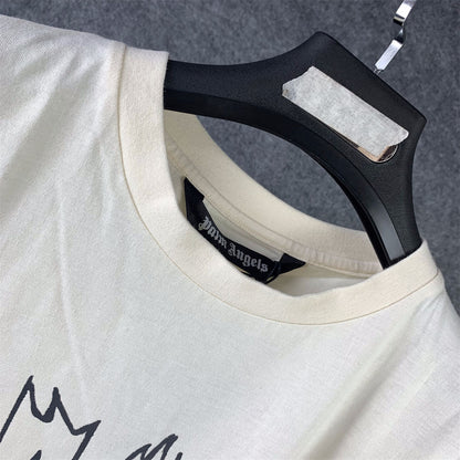Palm Angels Palms&skull Vintage T-Shirt 'White Green'