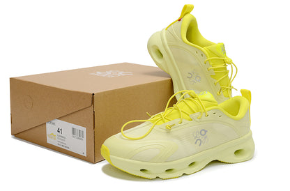 LOEWE × On Running Cloudsolo Sneakers in Lime Yellow