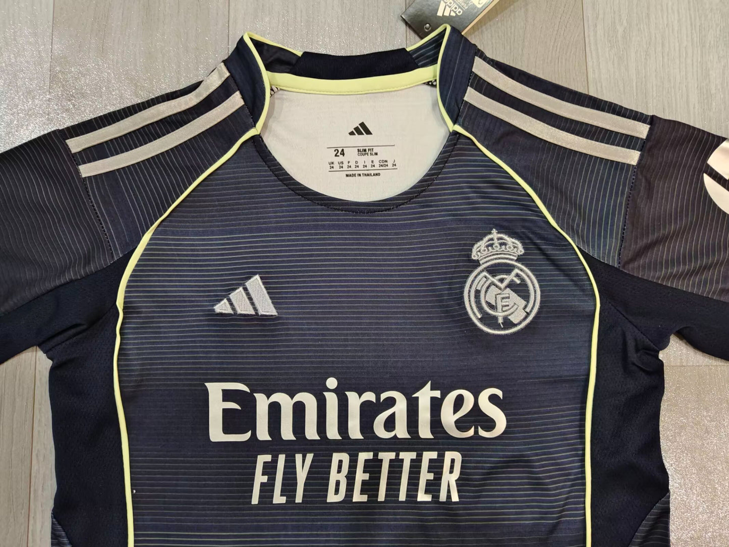 KIDS Real Madrid 2024/25 Away Kit (Jersey & Shorts Set)