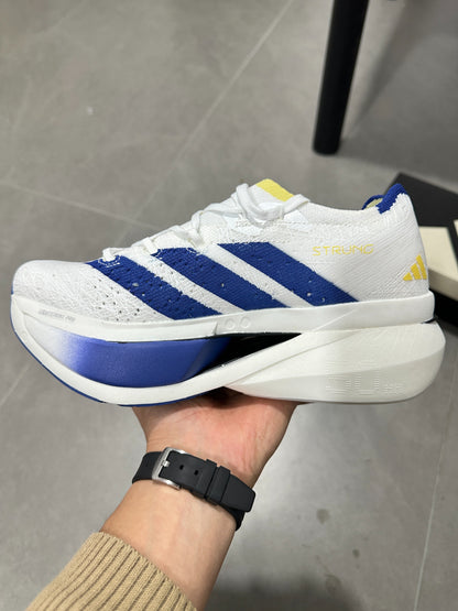 Adidas Adizero Prime X3 Strung Shoes White|Blue