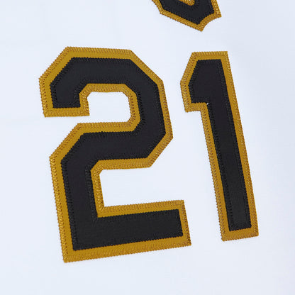 Roberto Clemente Pittsburgh Pirates Mitchell &amp;amp; Ness Cooperstown Collection Authentic Jersey - White