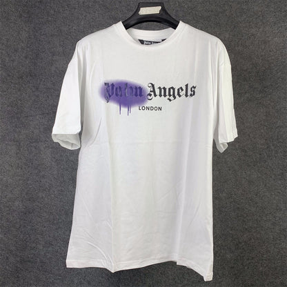 Palm Angels LONDON SPRAYED LOGO T-SHIRT 'WHITE'
