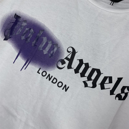 Palm Angels LONDON SPRAYED LOGO T-SHIRT 'WHITE'