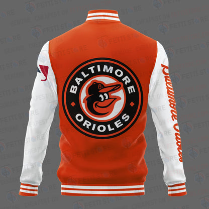 Baltimore Orioles Major League Baseball AOP Varsity Jacket STM - All-Over-Printed Jacket