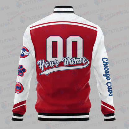 Chicago Cubs League Baseball AOP Varsity Jacket SH1 V2 - All-Over-Printed Jacket
