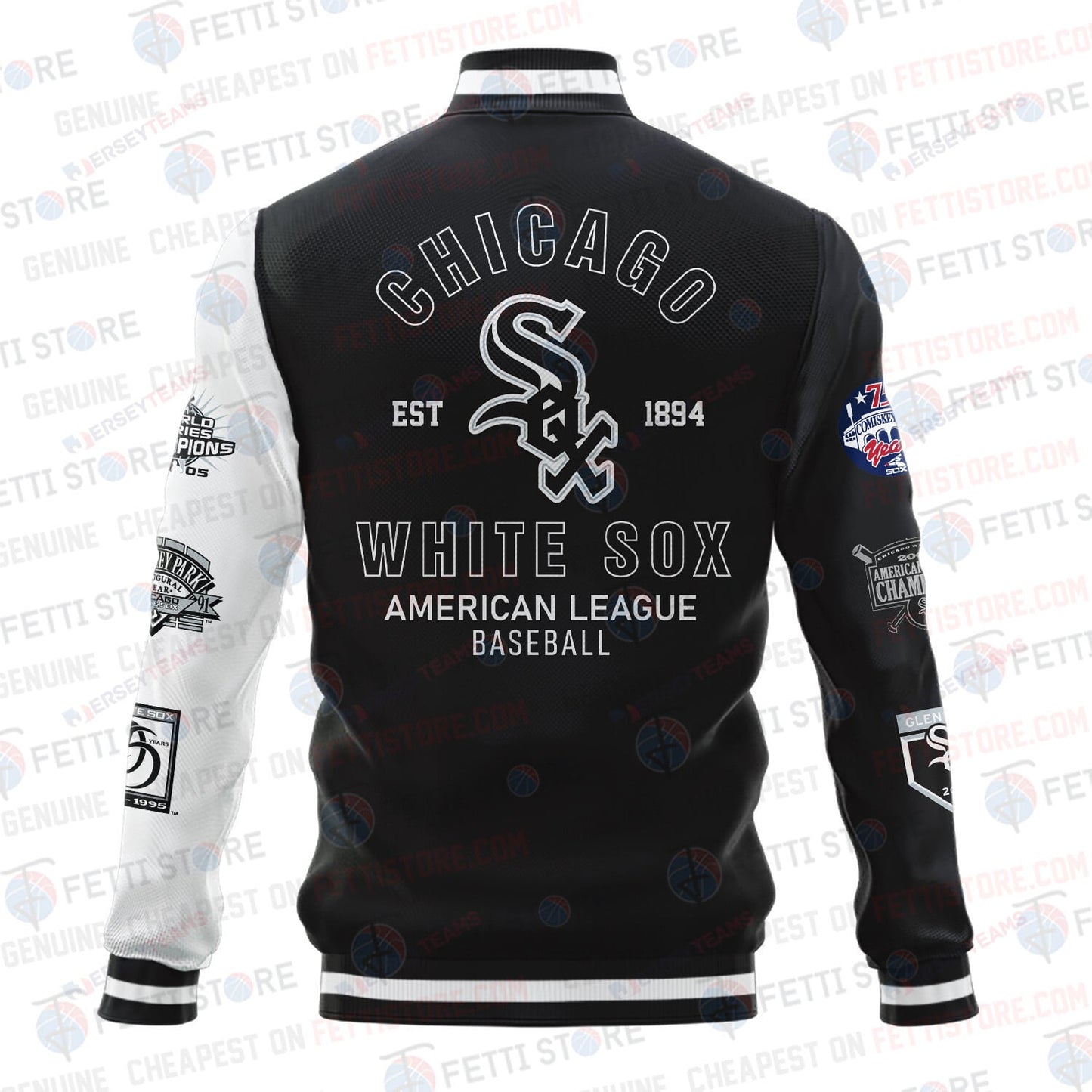 Chicago White Sox American League Baseball Varsity Jacket SH1 - All-Over-Printed Jacket