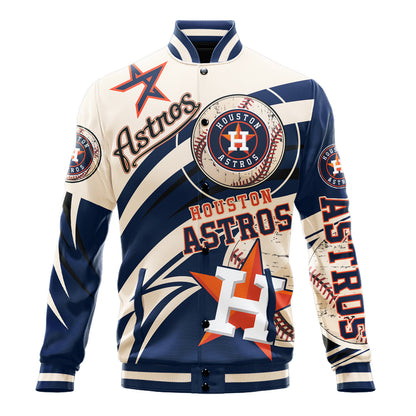 Houston Astros - Major League Baseball AOP Varsity Jacket V9 - All-Over-Printed Jacket