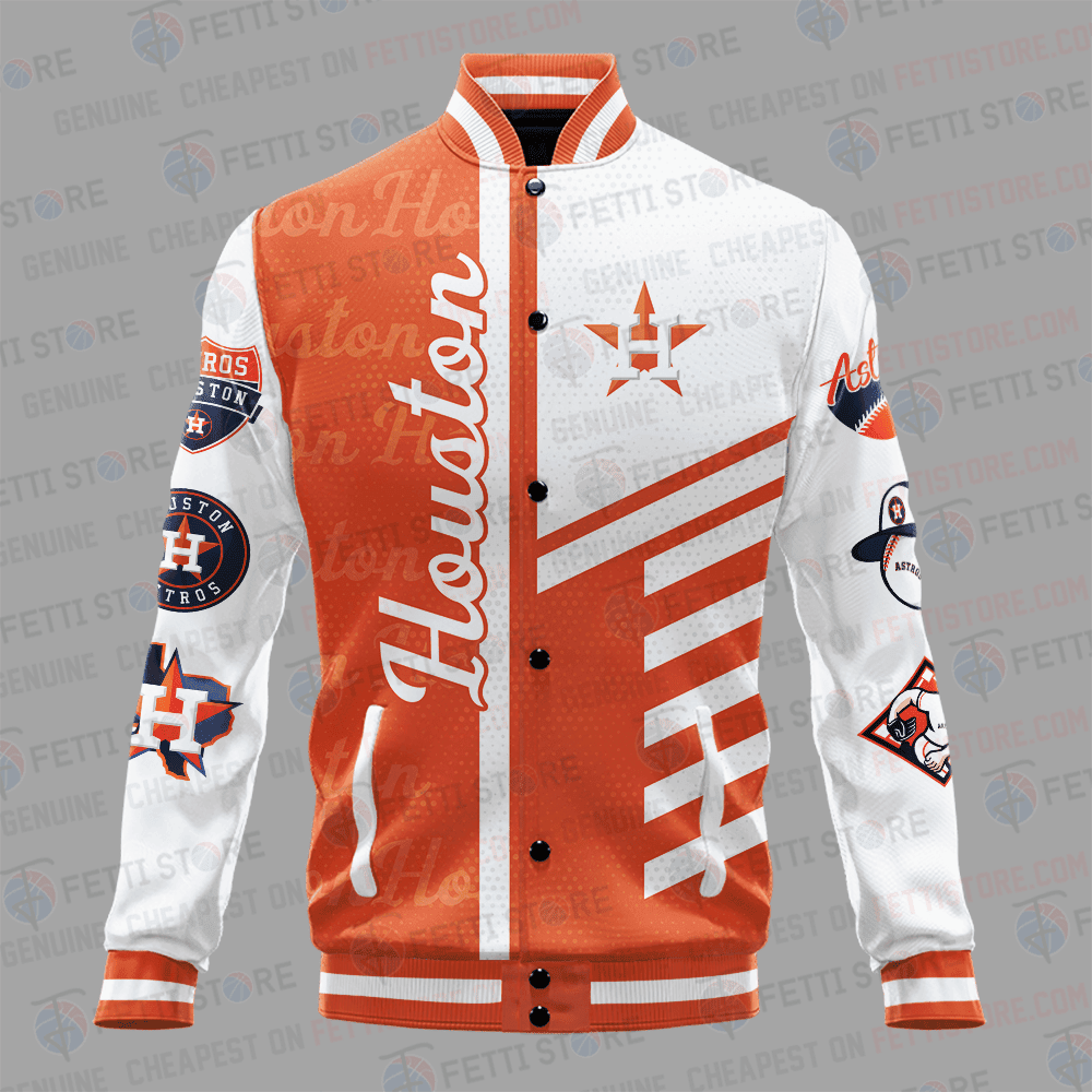 Houston Astros American League Baseball Varsity Jacket SH1 V1 - All-Over-Printed Jacket
