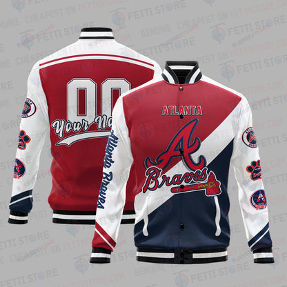 Atlanta Braves Major League Baseball AOP Varsity Jacket SH1 V2 - All-Over-Printed Jacket