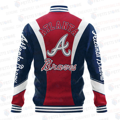 Atlanta Braves American League Baseball Varsity Jacket SH1 V2 - All-Over-Printed Jacket