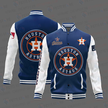 Houston Astros Major League Baseball AOP Varsity Jacket STM - All-Over-Printed Jacket