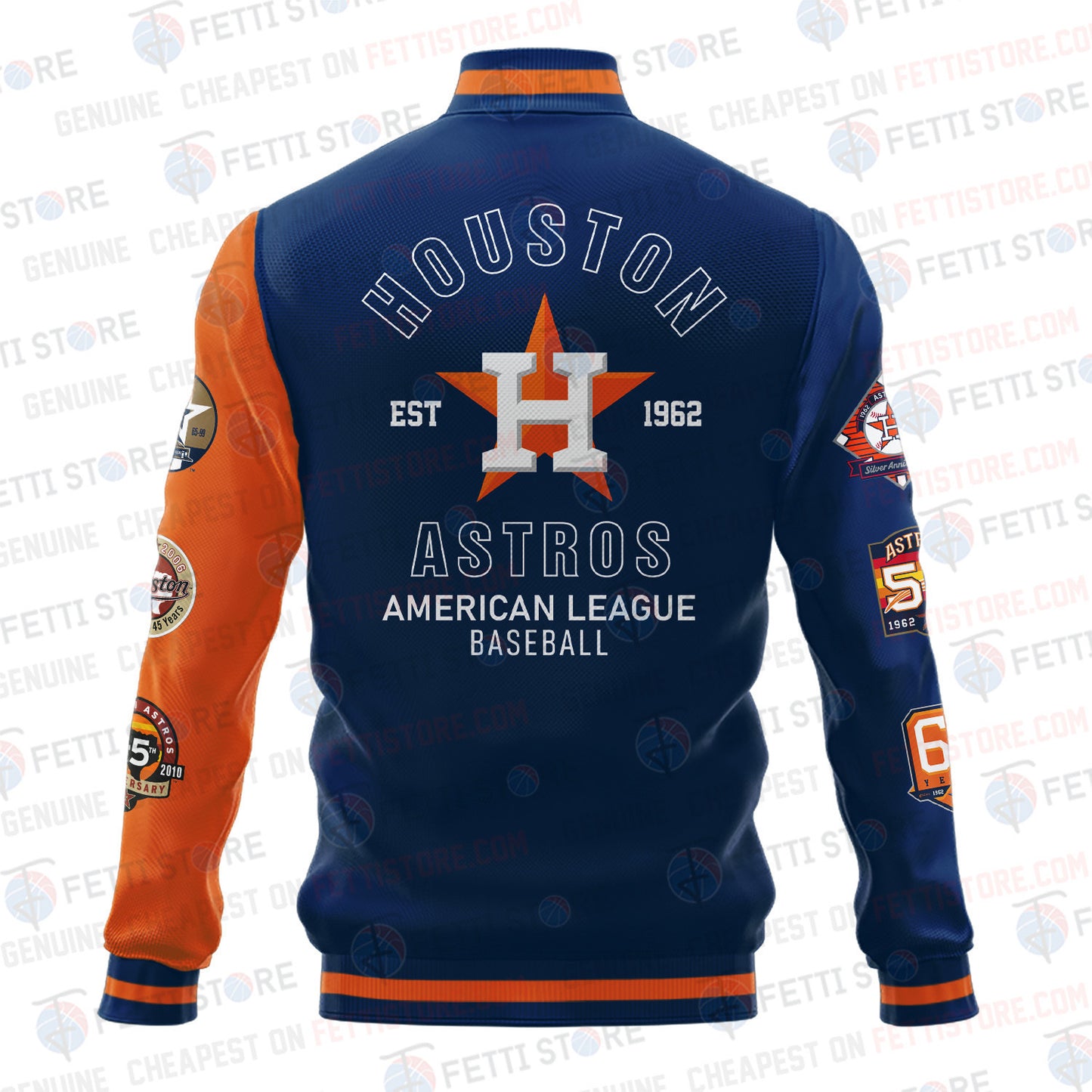 Houston Astros American League Baseball Varsity Jacket SH1 - All-Over-Printed Jacket