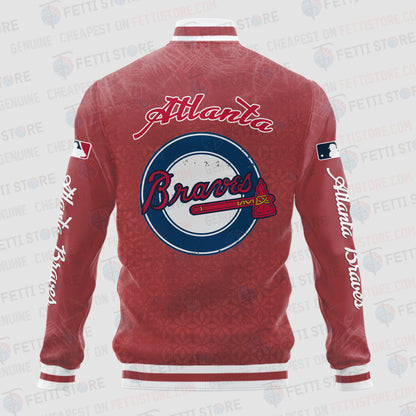 Atlanta Braves - Major League Baseball AOP Varsity Jacket V8 - All-Over-Printed Jacket