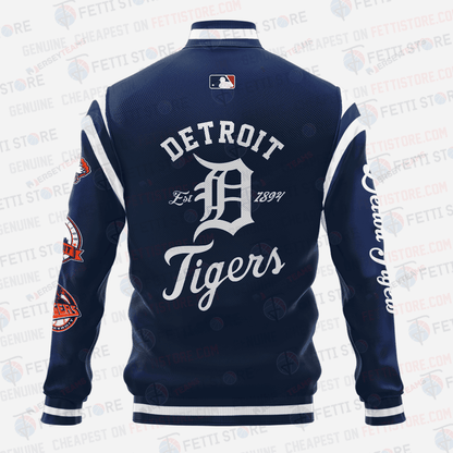 Detroit Tigers Major League Baseball AOP Varsity Jacket SH1 V1 - All-Over-Printed Jacket