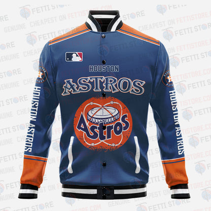 Houston Astros - Major League Baseball AOP Varsity Jacket V5 - All-Over-Printed Jacket