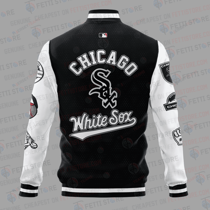 Chicago White Sox American League Baseball Varsity Jacket SH1 V1 - All-Over-Printed Jacket