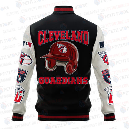 Cleveland Guardians - Major League Baseball AOP Varsity Jacket V2 - All-Over-Printed Jacket