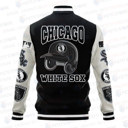 Chicago White Sox - Major League Baseball AOP Varsity Jacket V2 - All-Over-Printed Jacket