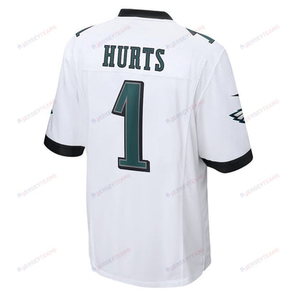 Jalen Hurts 1 Philadelphia Eagles Go Directly To Jalen Game Men Jersey - White