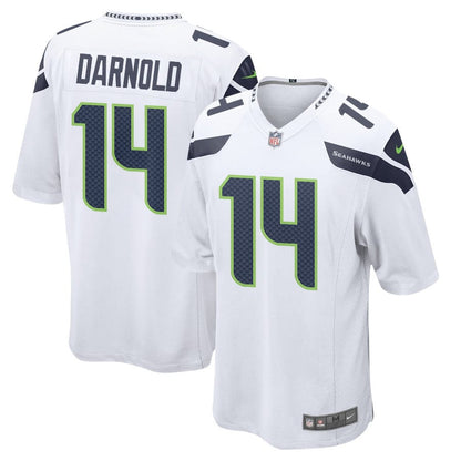 Sam Darnold 14 Seattle Seahawks Game Jersey - White, Men Jersey