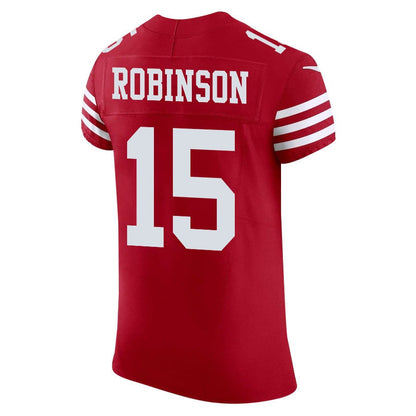Demarcus Robinson 15 San Francisco 49ers Vapor F.U.S.E. Elite Jersey - Scarlet