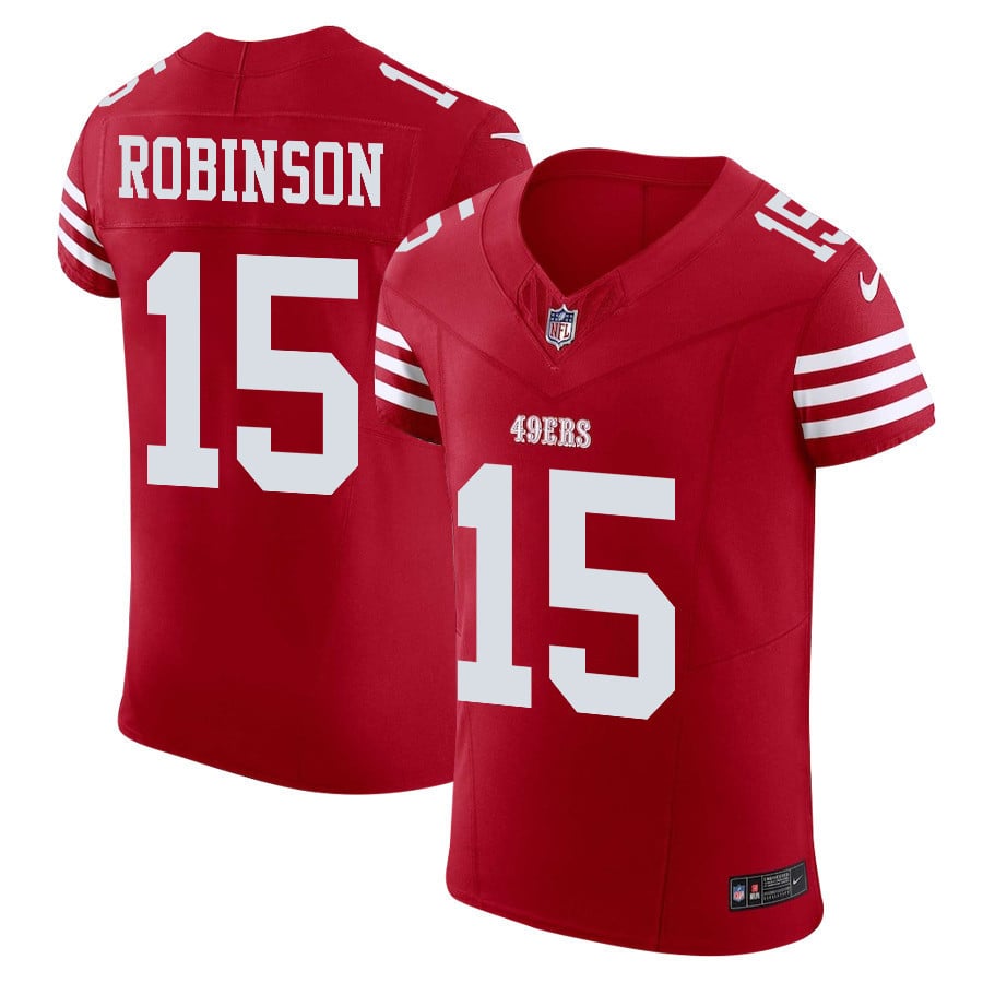 Demarcus Robinson 15 San Francisco 49ers Vapor F.U.S.E. Elite Jersey - Scarlet