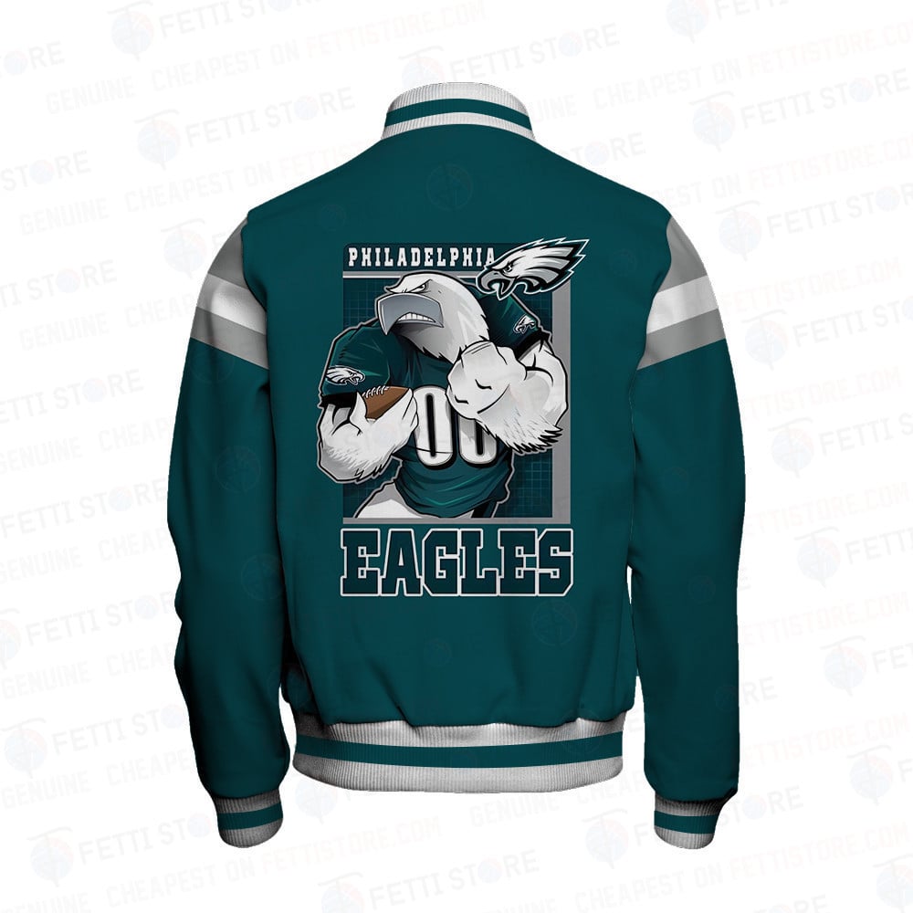 Philadelphia Eagles NFL 2024 Varsity Jacket STM V4 - All-Over-Printed Jacket