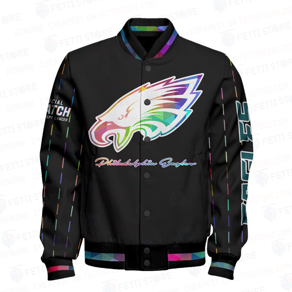 Philadelphia Eagles - National Football League AOP Varsity Jacket V2 - All-Over-Printed Jacket