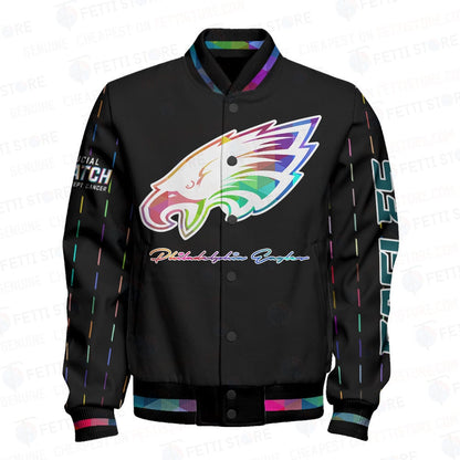 Philadelphia Eagles - National Football League AOP Varsity Jacket V2 - All-Over-Printed Jacket