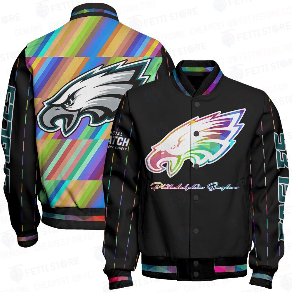 Philadelphia Eagles - National Football League AOP Varsity Jacket V2 - All-Over-Printed Jacket